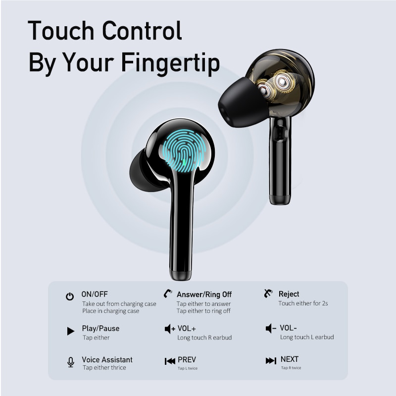 Awei T12P Dual Driver TWS Earphone Fafa Russ Enterprise